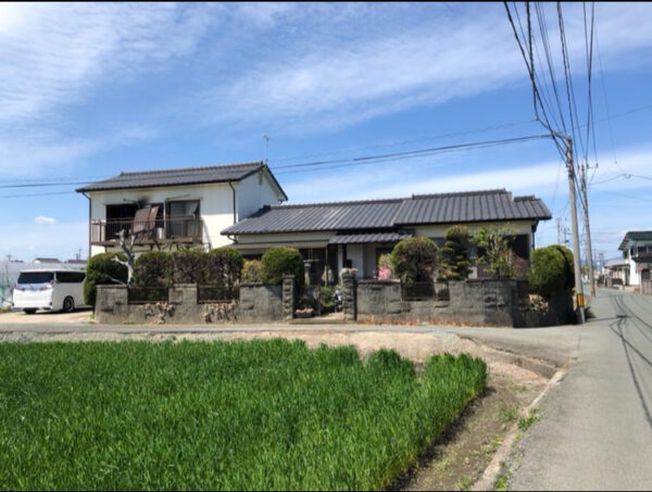 三潴郡大木町のI様邸にて解体・抜根工事